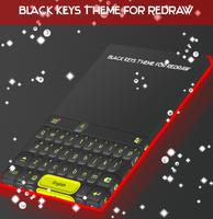 Grey Yellow Neon Keyboard poster