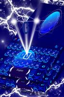 Free Blue Keyboard Theme poster