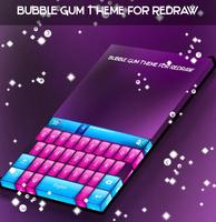 Bubble Gum Colors Keyboard capture d'écran 3