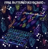 Free Butterfly Keyboard Affiche