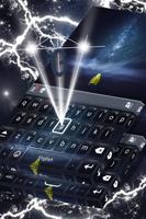 Cosmic Night Stars Keyboard poster