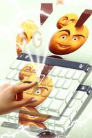 3D Emoji Keyboard 2018 imagem de tela 2