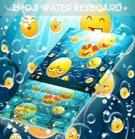 Emoji Water Keyboard Affiche