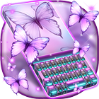 Schmetterlings-Thema-Tastatur Zeichen