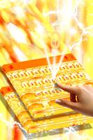 Bright Gold Keyboard Theme ảnh chụp màn hình 1