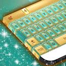 Golden Heart Keyboard Theme APK
