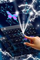 Keyboard Neon Butterfly capture d'écran 2