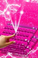Keyboard Glitter Pink capture d'écran 1