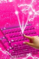 Keyboard Glitter Pink capture d'écran 2