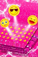 Keyboard Glitter Pink capture d'écran 3