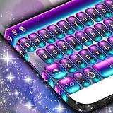 Keyboard Lila Blume Zeichen