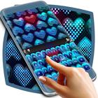 Тема Neon Hearts Keyboard иконка