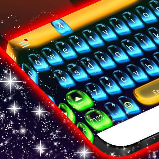 Glowing Colors Keyboard Theme