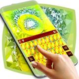 Icona Lime Crystal Keyboard Theme