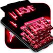 Liebe helle Neonlicht-Tastatur
