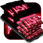 Love Bright Neon Light Keyboard simgesi
