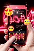 Love Bright Neon Light Keyboard gönderen