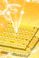 Rich Gold Keyboard Theme ảnh chụp màn hình 3