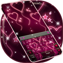 Neon Heart Keyboard aplikacja