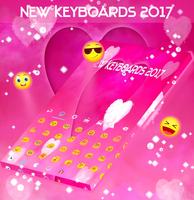 Pink Cloudy Heart Keyboard screenshot 2