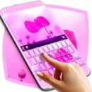 Pastell Blumen rosa Tastatur APK