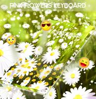 Pink Flowers Keyboard скриншот 2