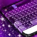 Purple Glass Keyboard APK