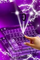 Purple Glass Keyboard capture d'écran 1