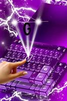 Purple Glass Keyboard capture d'écran 2