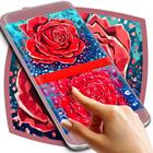 Red Flower Keyboard icon