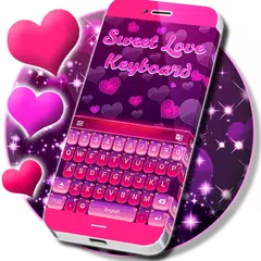 Süßes Liebes-Keyboard-Thema APK Herunterladen