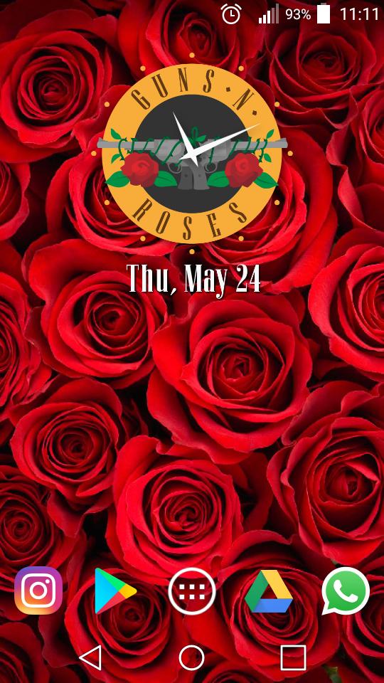 Guns N Roses Clock Widget And Wallpapers For Android Apk