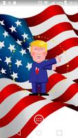 Trump Clock Widget Plakat