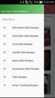Red Velvet Cake Recipes capture d'écran 1