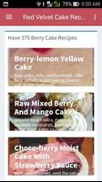 Red Velvet Cake Recipes capture d'écran 3