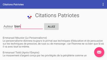 Citations Patriotes screenshot 2