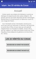 Islam : vérités coraniques-poster