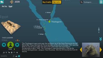 Red Sea Scuba by Ocean Maps plakat