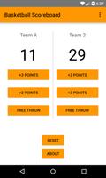 Basketball Scoreboard تصوير الشاشة 2