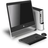 Basic computer components icon