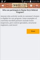 Master Dry Referral Program captura de pantalla 2