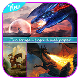 Vuur Dragon Legend wallpaper-icoon