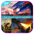 Fire Dragon Legend wallpaper آئیکن