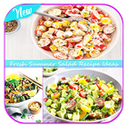 Verse zomer salade recept ideeën-icoon