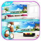 Sıcak Yaz Coconut duvar kağıdı simgesi