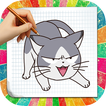 How to draw Cat and Dog