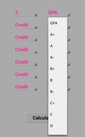 Simple GPA Calculator ภาพหน้าจอ 1