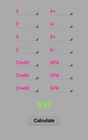 Simple GPA Calculator ภาพหน้าจอ 2