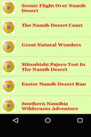 Explore Namibia Desert capture d'écran 1