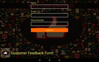 Customer Feedback Form Affiche